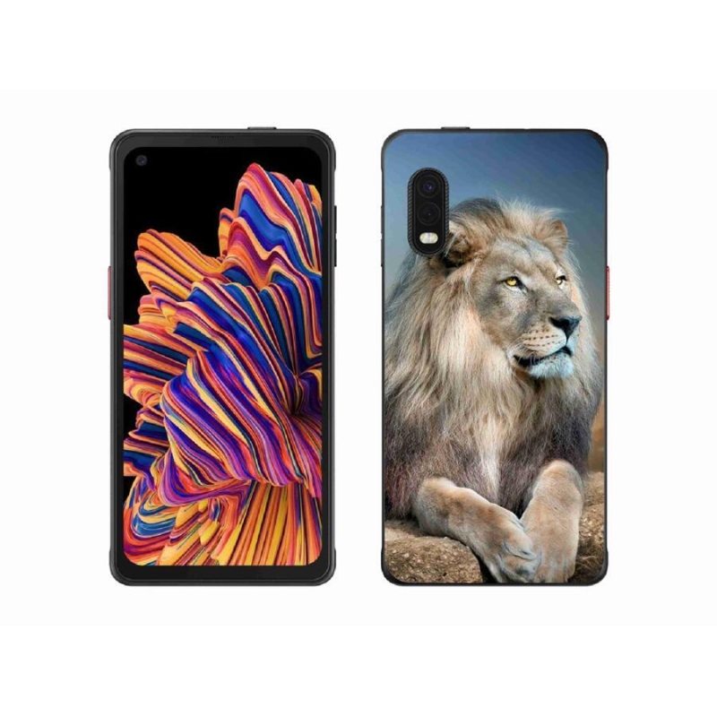 Gél tok mmCase a Samsung Galaxy Xcover Pro készülékhez - Lion 1