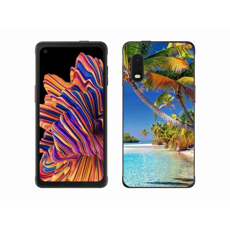 Gél tok mmCase a Samsung Galaxy Xcover Pro készülékhez - tengerparton