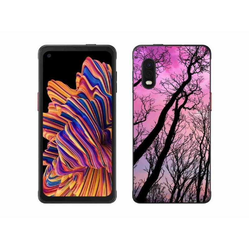 Gél tok mmCase mobiltelefonhoz Samsung Galaxy Xcover Pro - kidőlt fák