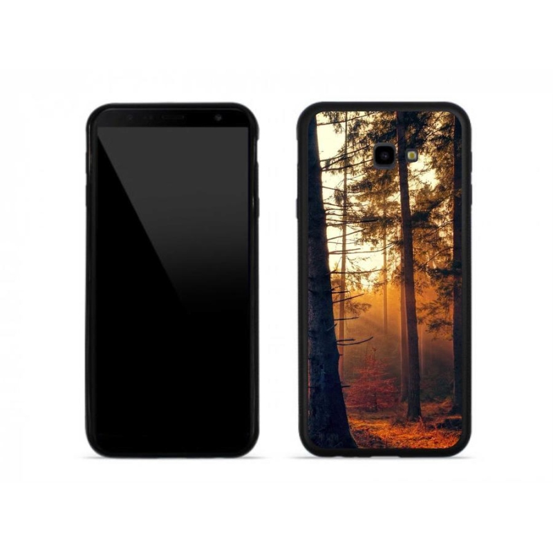 Gél tok mmCase a Samsung J4 Plus számára - erdő