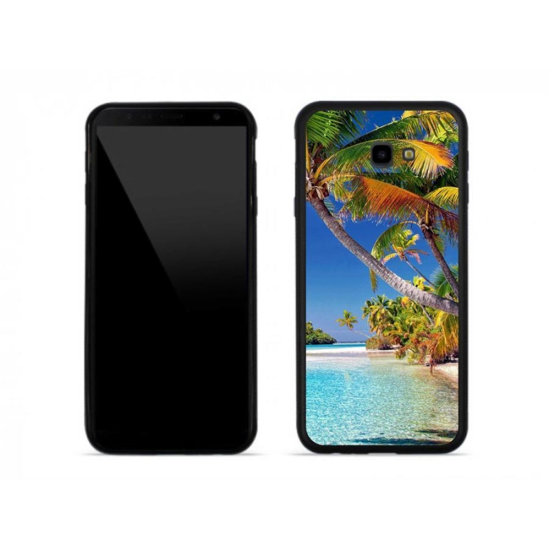 Gél tok mmCase mobiltelefonhoz Samsung J4 Plus - tengerparti strand