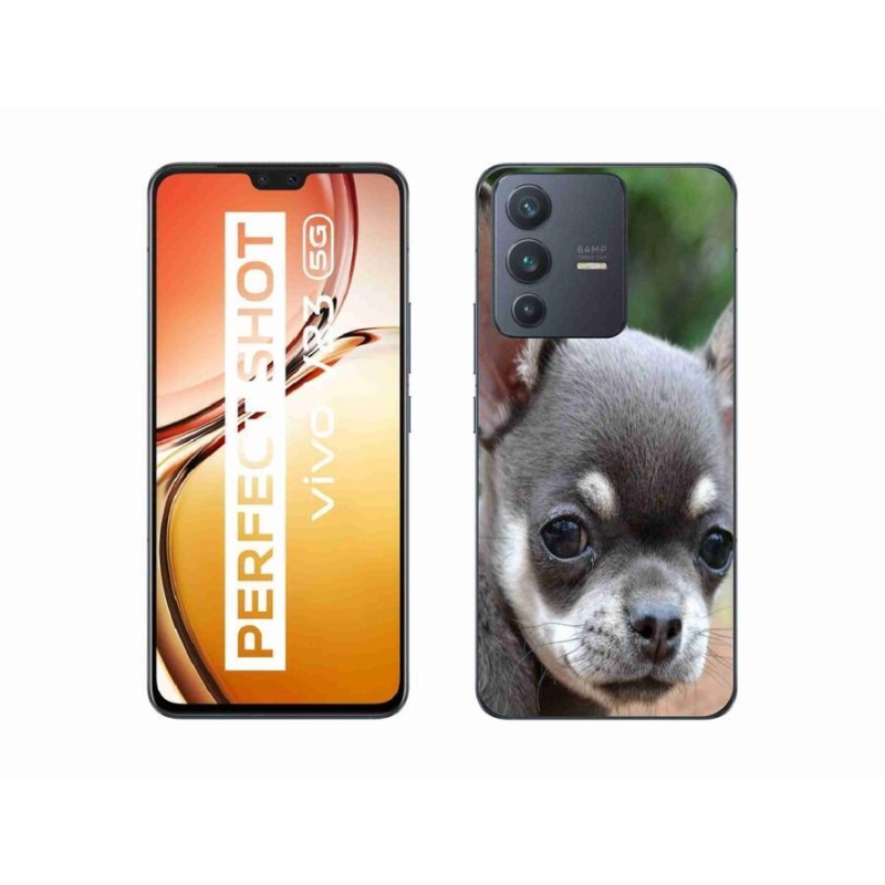 Gél tok mmCase mobiltelefonhoz Vivo V23 5G - chihuahua