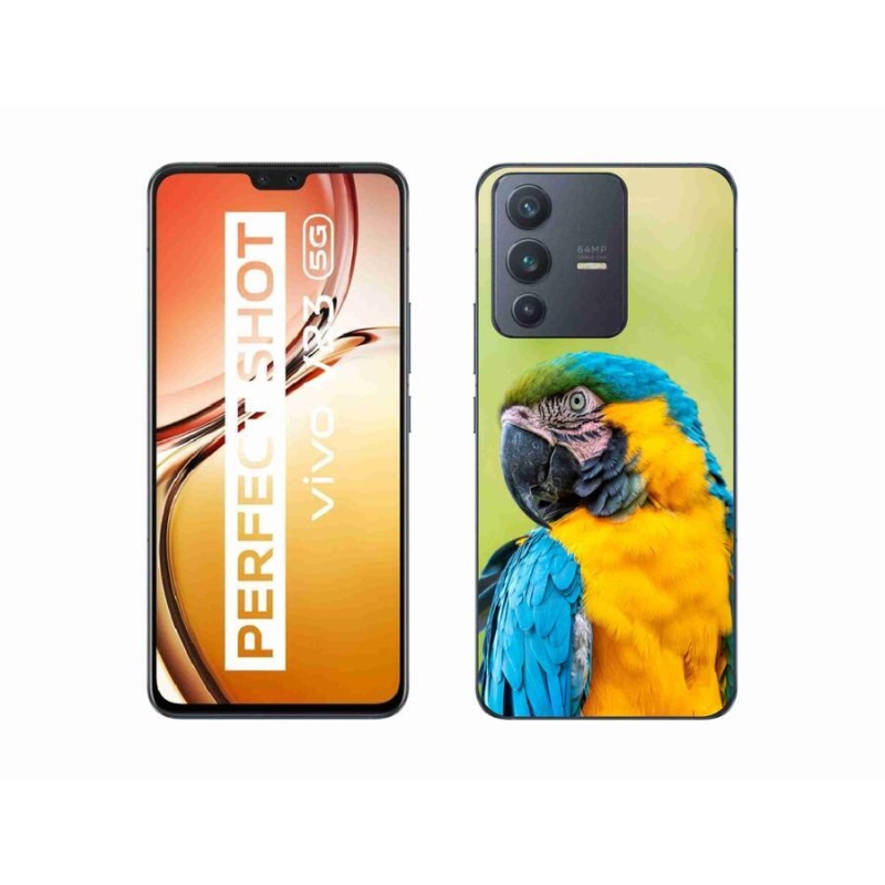 Gél tok mmCase a Vivo V23 5G készülékhez - parrot ara 2