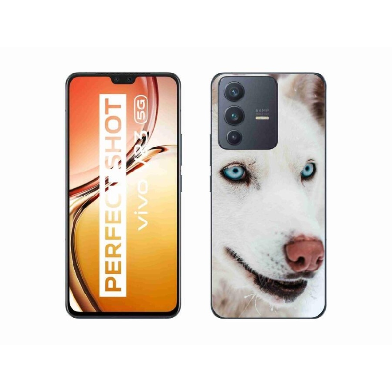 Gél tok mmCase a Vivo V23 5G-hez - kutyaszemmel nézve