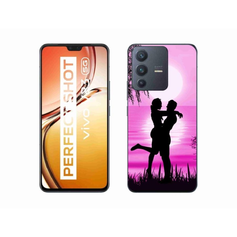 Gél tok mmCase a Vivo V23 5G-hez - naplemente