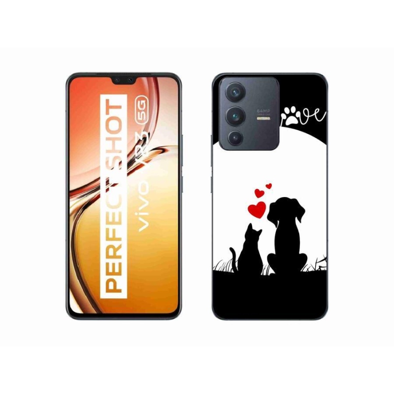 Gél tok mmCase a Vivo V23 5G-hez - állatszerelem