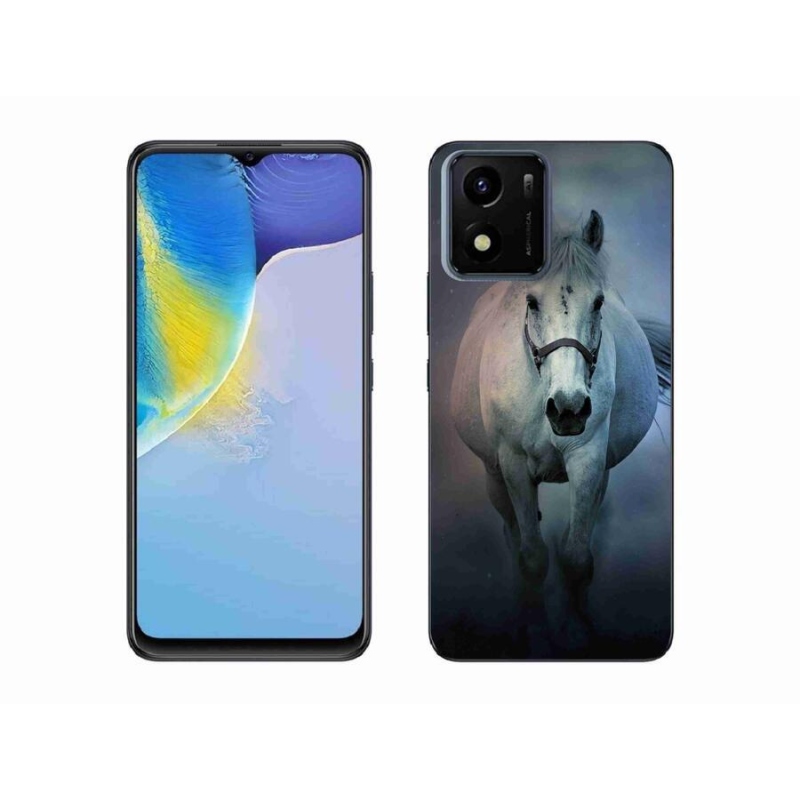 Gél tok mmCase mobil Vivo Y01 - futó fehér ló