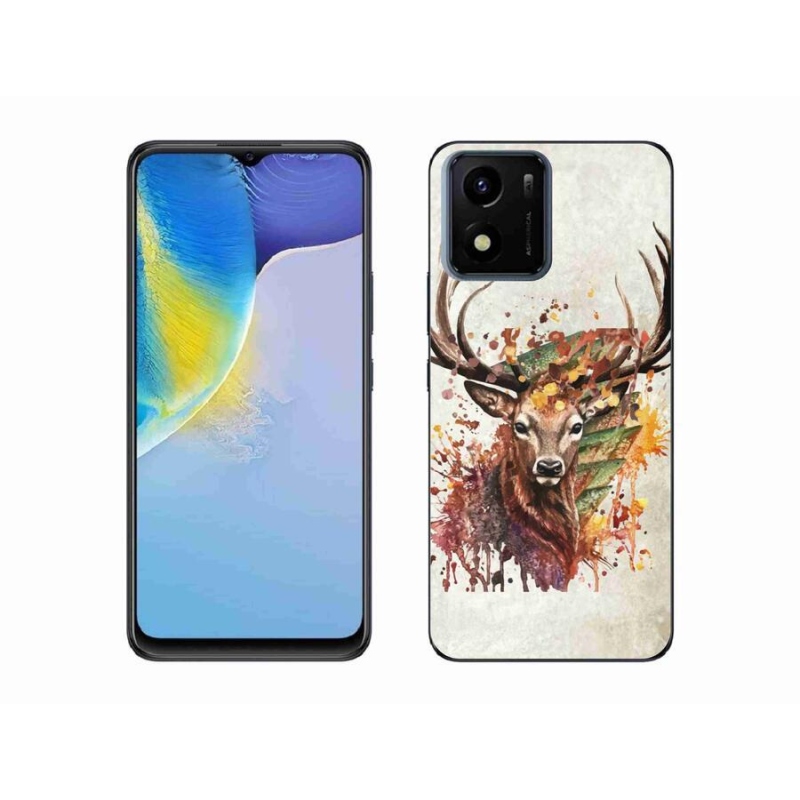 Gél tok mmCase mobil Vivo Y01 - szarvas 1