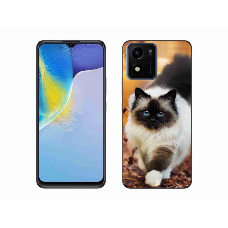 Gél tok mmCase mobiltelefonhoz Vivo Y01 - macska