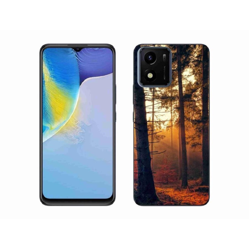 Gél tok mmCase mobiltelefonhoz Vivo Y01 - erdő