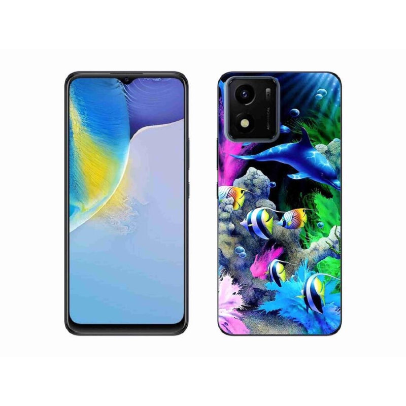 Gél tok mmCase mobiltelefonhoz Vivo Y01 - tengeri világ