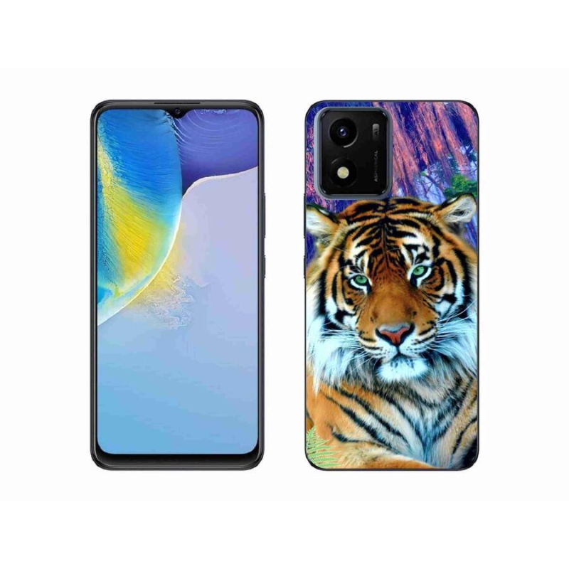 Gél tok mmCase mobiltelefonhoz Vivo Y01 - tigris