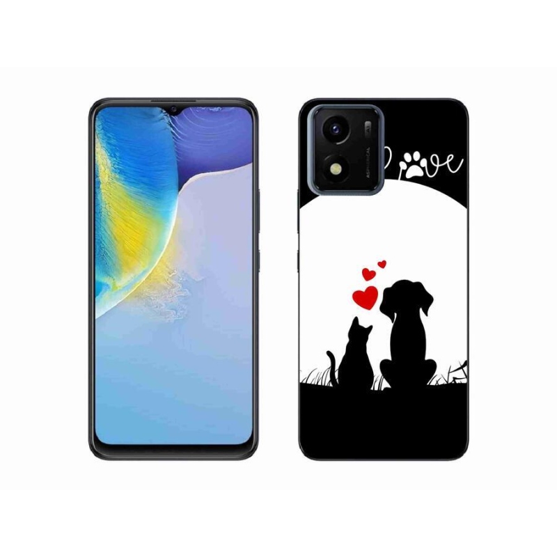 Gél tok mmCase mobiltelefonhoz Vivo Y01 - állati szeretet