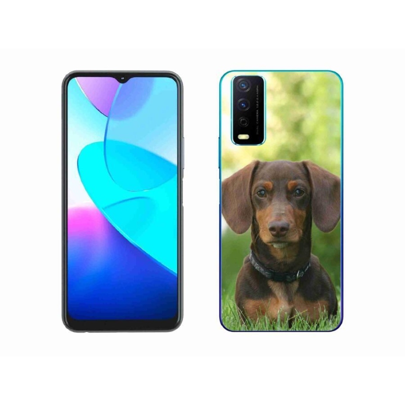 Gél tok mmCase a Vivo Y11s/Y20s készülékhez - barna tacskó