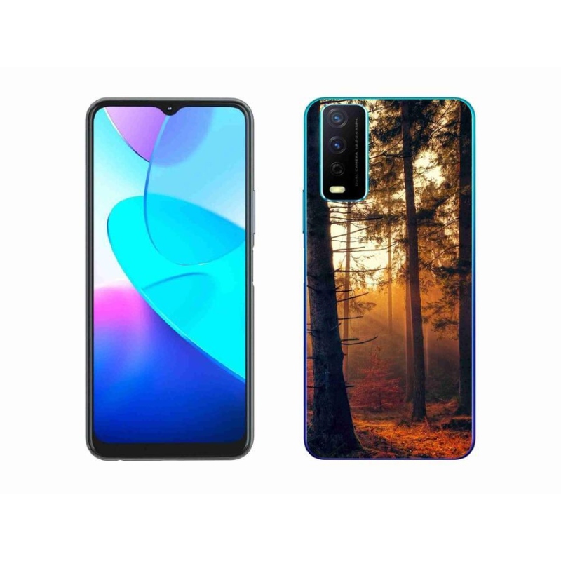 Gél tok mmCase a Vivo Y11s/Y20s készülékhez - erdő