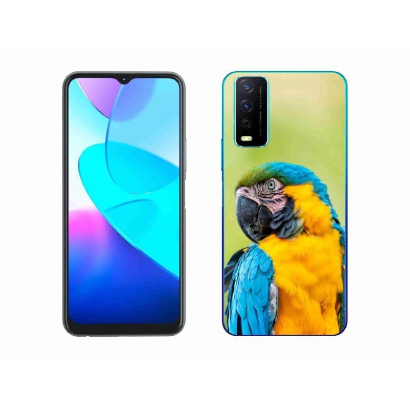 Gél tok mmCase a Vivo Y11s/Y20s készülékhez - papagáj ara 2