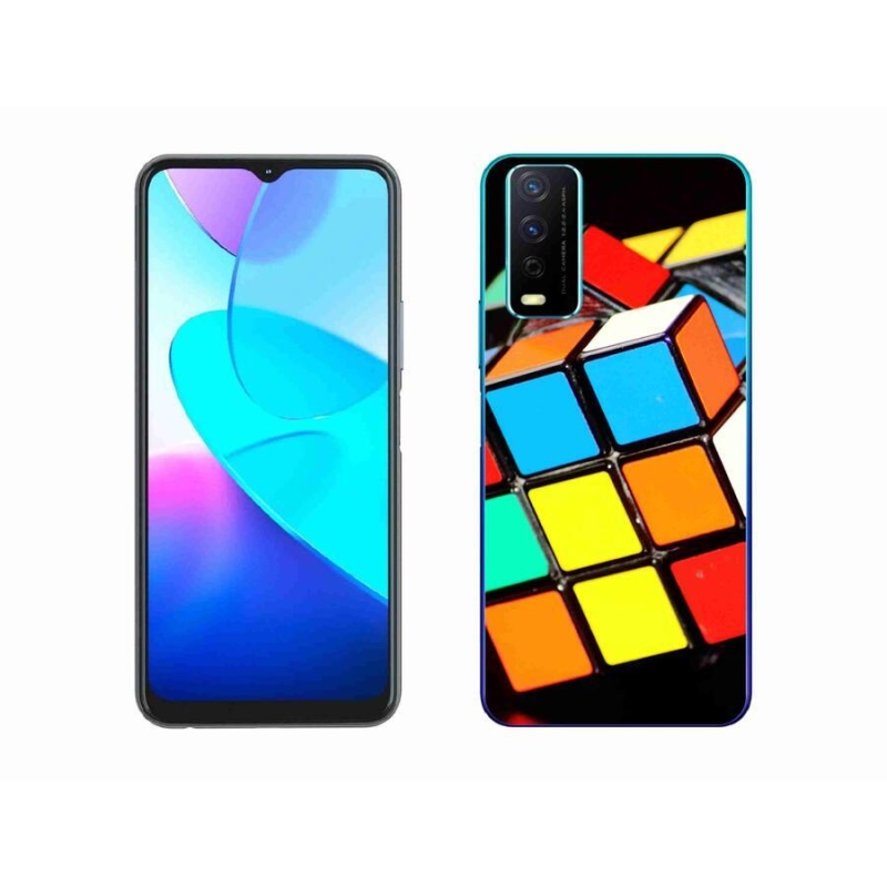 Gél tok mmCase a Vivo Y11s/Y20s készülékhez - Rubik-kocka