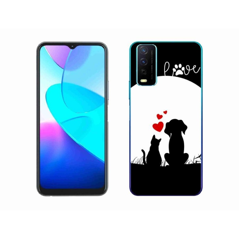 Gél tok mmCase a Vivo Y11s/Y20s készülékhez - állati szeretet