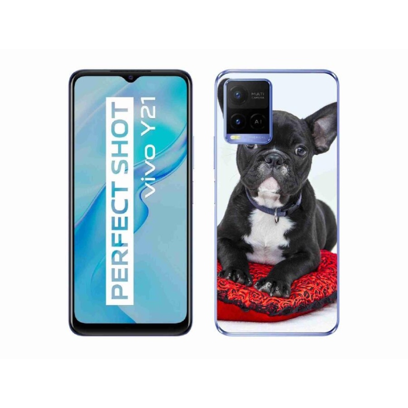 Gél tok mmCase a Vivo Y21/Y21s/Y33s készülékhez - bulldog
