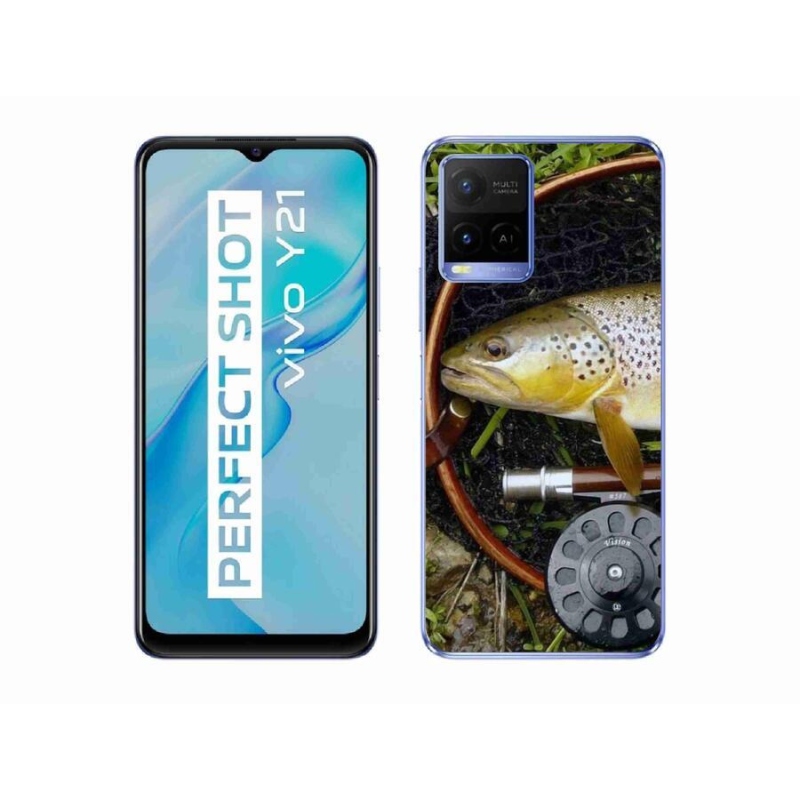 Gél tok mmCase mobiltelefonhoz Vivo Y21/Y21s/Y33s - trout 2