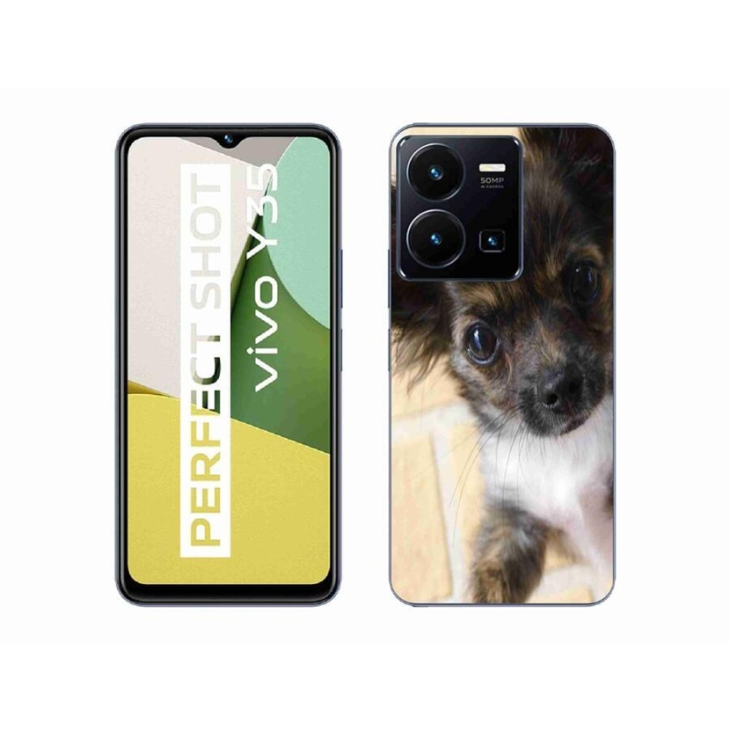 Gél tok mmCase mobiltelefonhoz Vivo Y35 - chihuahua 2