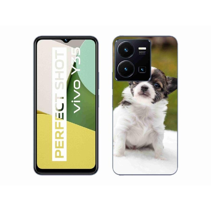 Gél tok mmCase mobiltelefonhoz Vivo Y35 - chihuahua 4