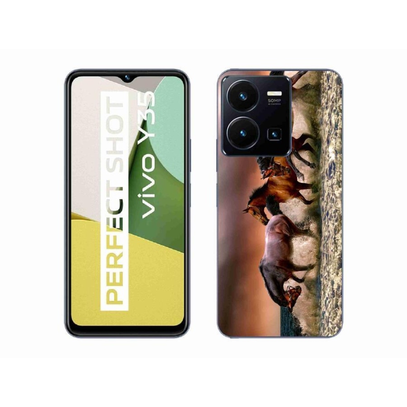 Gél tok mmCase mobil Vivo Y35 - lovak 1