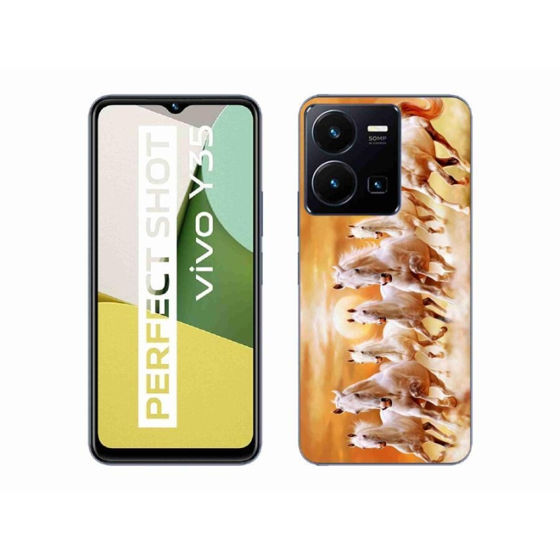 Gél tok mmCase mobil Vivo Y35 - lovak 2