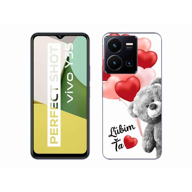 Gél tok mmCase mobil Vivo Y35 - I love you en