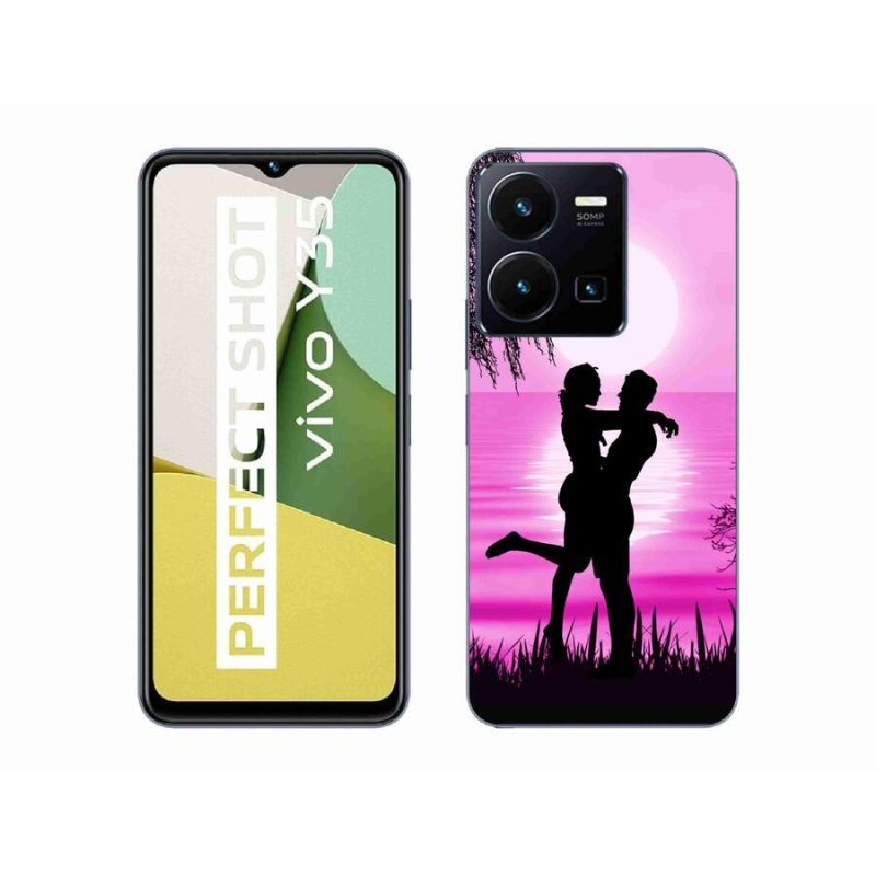 Gél tok mmCase a Vivo Y35-hez - naplemente