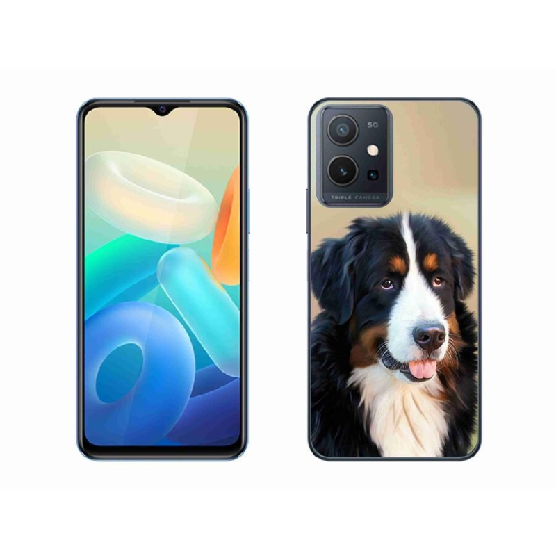 Gél tok mmCase mobiltelefonhoz Vivo Y55 5G - Berni hegyi kutya