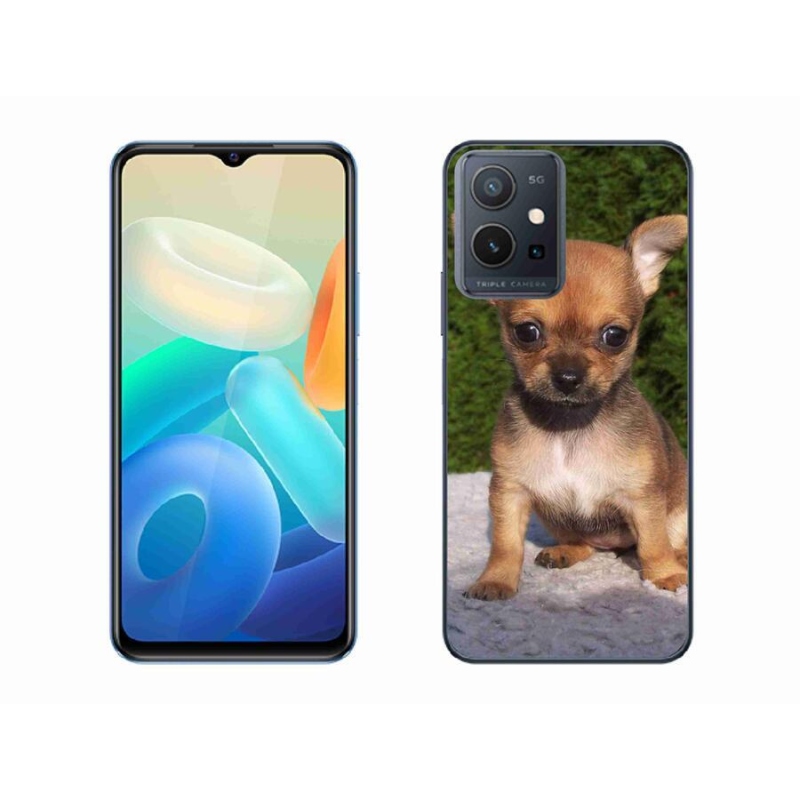 Gél tok mmCase mobil Vivo Y55 5G - chihuahua 3