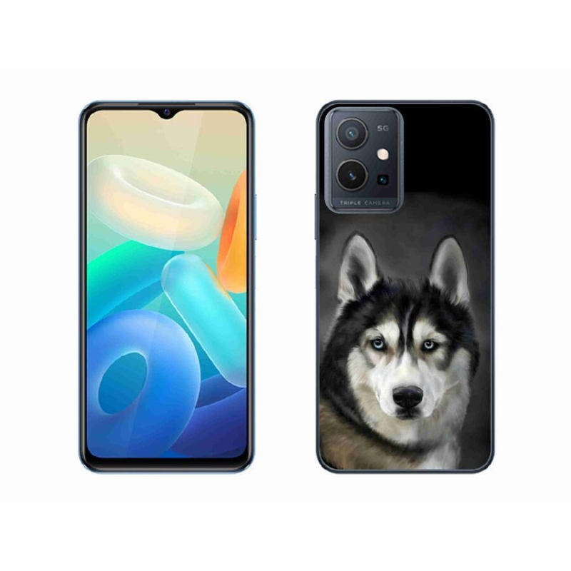 Gél tok mmCase a mobil Vivo Y55 5G - husky Vivo Y55 5G mobiltelefonhoz