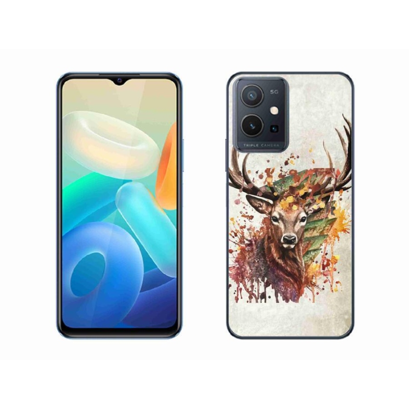 Gél tok mmCase a Vivo Y55 5G készülékhez - szarvas 1