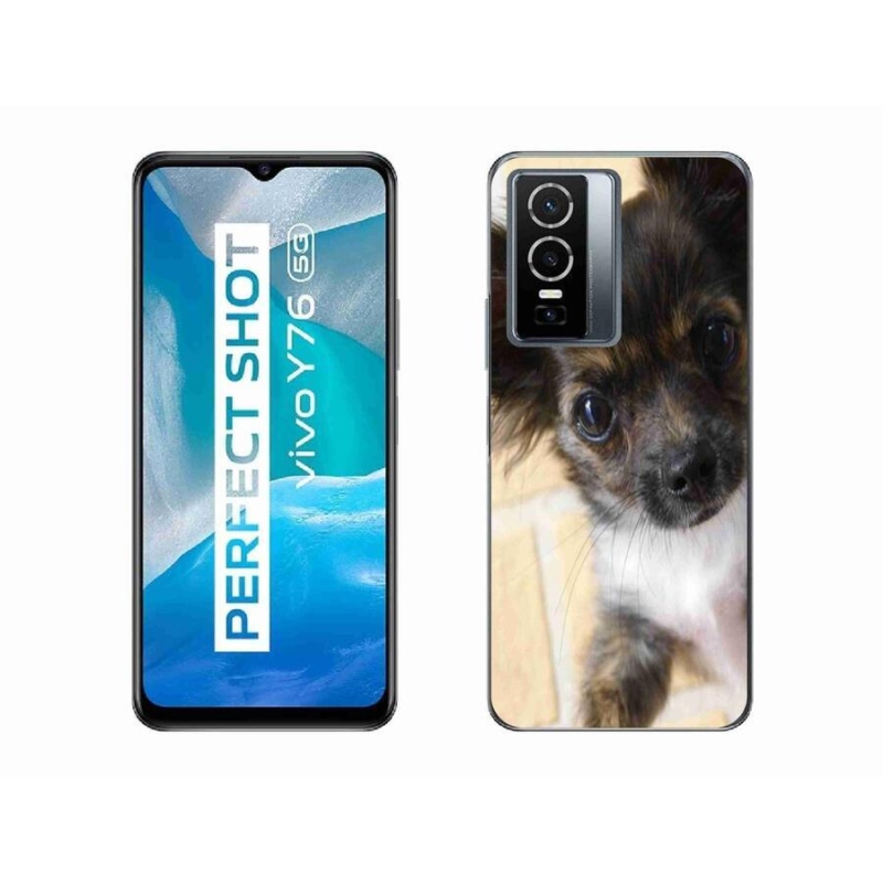 Gél tok mmCase mobiltelefonhoz Vivo Y76 5G - chihuahua 2