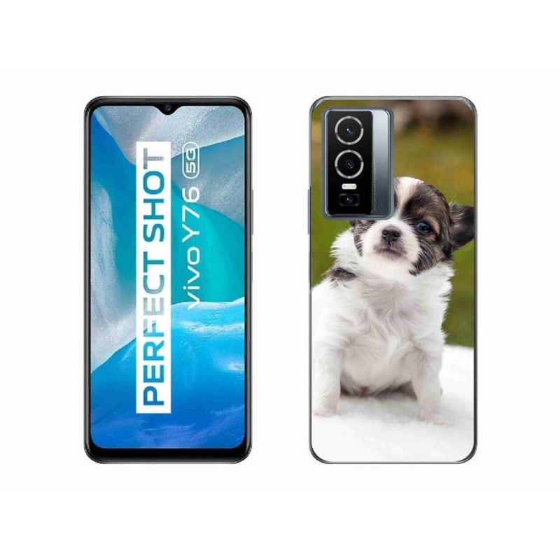 Gél tok mmCase mobiltelefonhoz Vivo Y76 5G - chihuahua 4