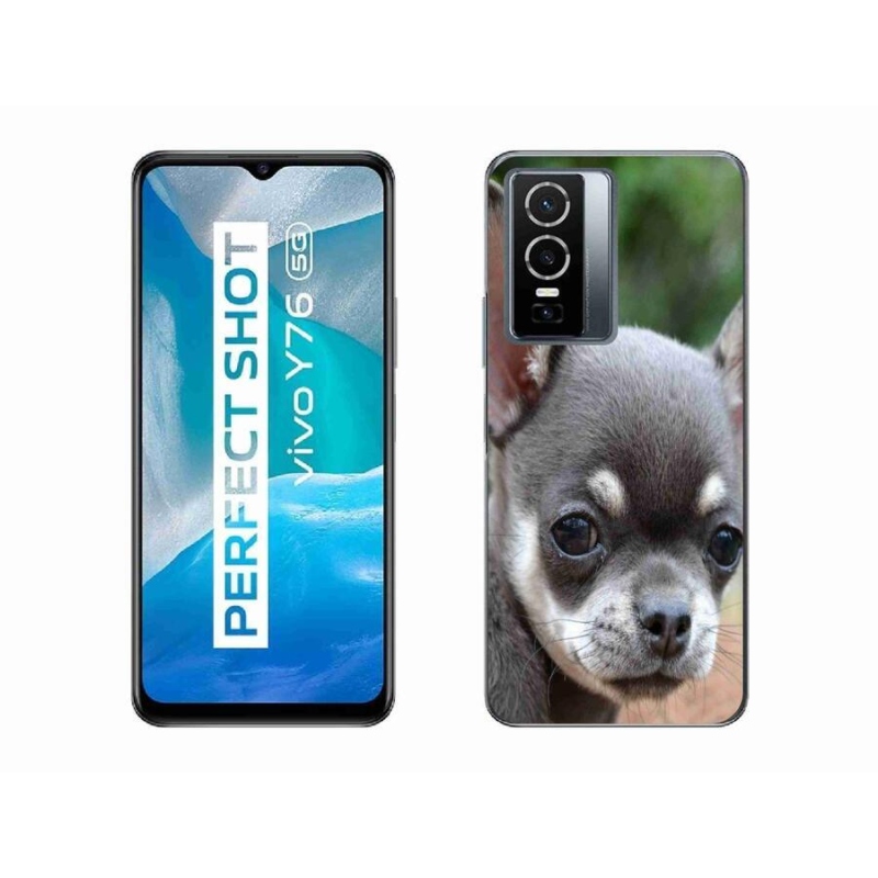 Gél tok mmCase mobiltelefonhoz Vivo Y76 5G - chihuahua