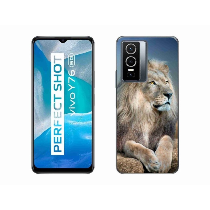 Gél tok mmCase a Vivo Y76 5G készülékhez - Lion 1