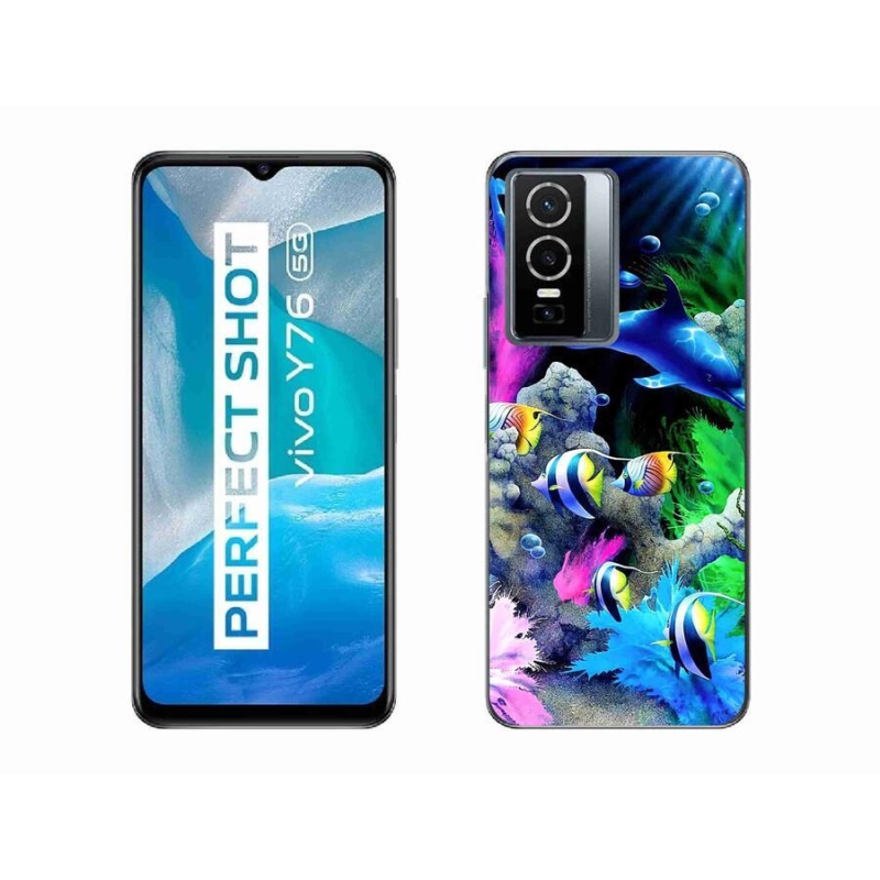 Gél tok mmCase a Vivo Y76 5G készülékhez - Sea World