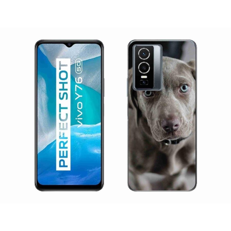 Gélhüvely mmCase a Vivo Y76 5G mobiltelefonhoz - výmarský ohař