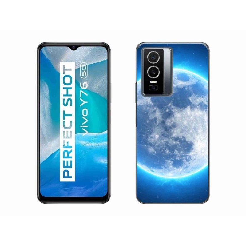 Gél tok mmCase a Vivo Y76 5G készülékhez - földgömb