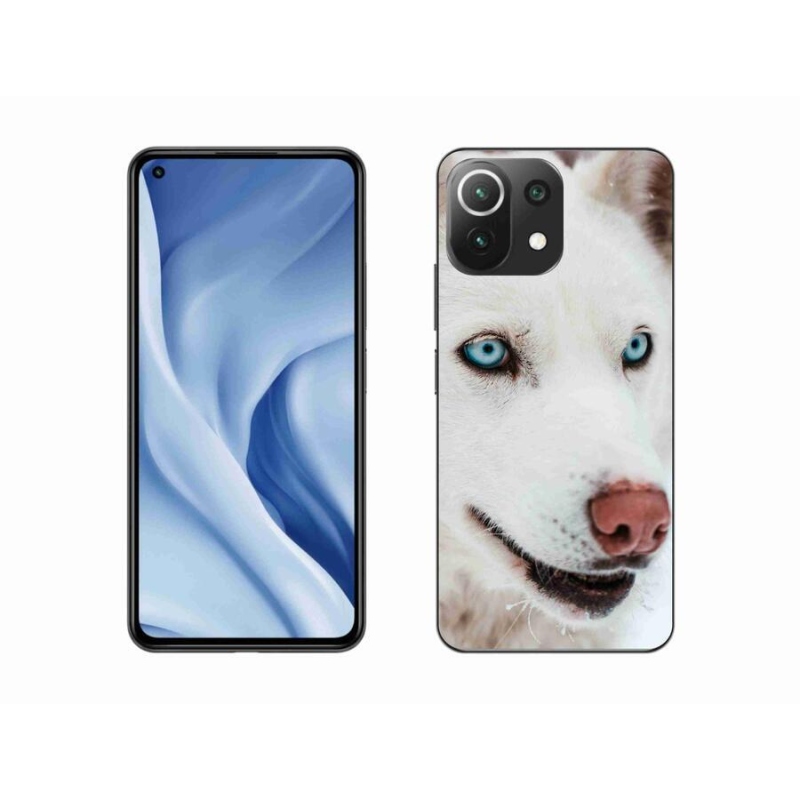 Gél tok mmCase a Xiaomi 11 Lite 5G NE számára - kutyaszemmel nézve