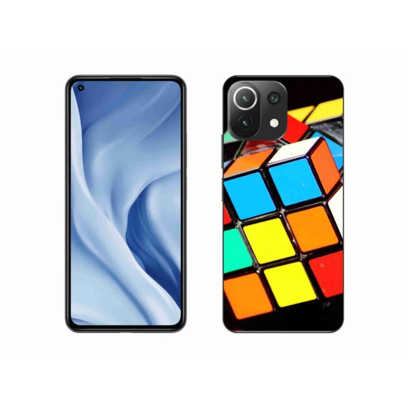 Gél tok mmCase a Xiaomi 11 Lite 5G NE számára - Rubik-kocka