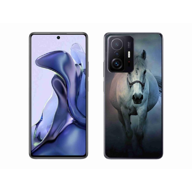 Gél tok mmCase a Xiaomi 11T számára - futó fehér ló