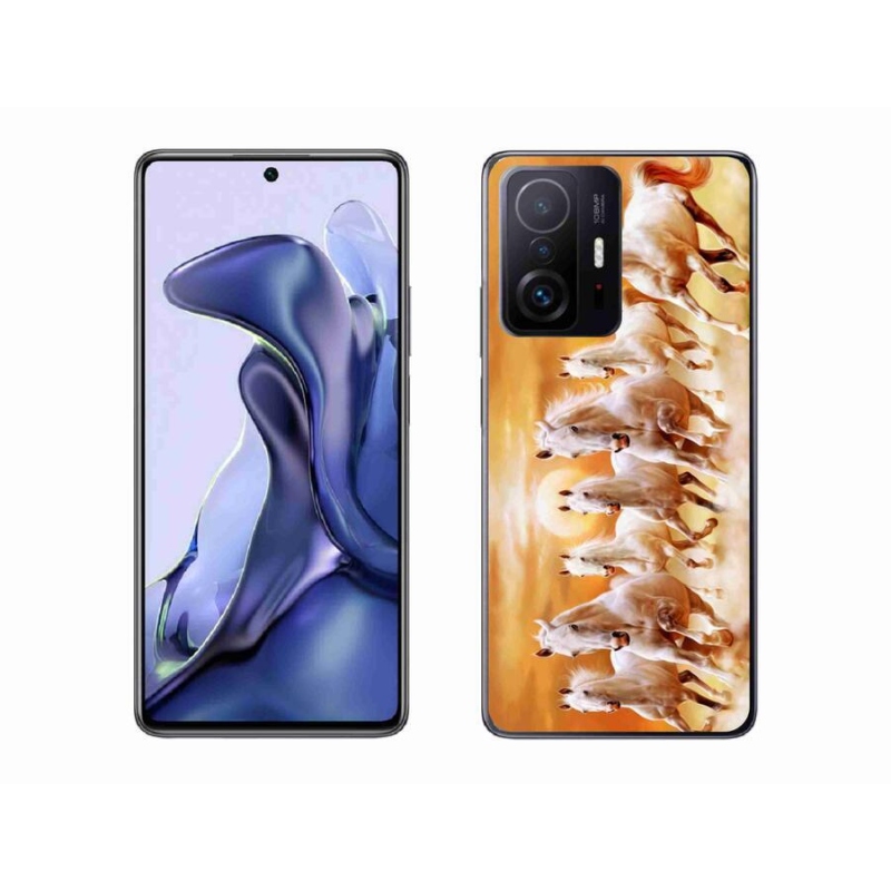 Gél tok mmCase a Xiaomi 11T számára - lovak 2