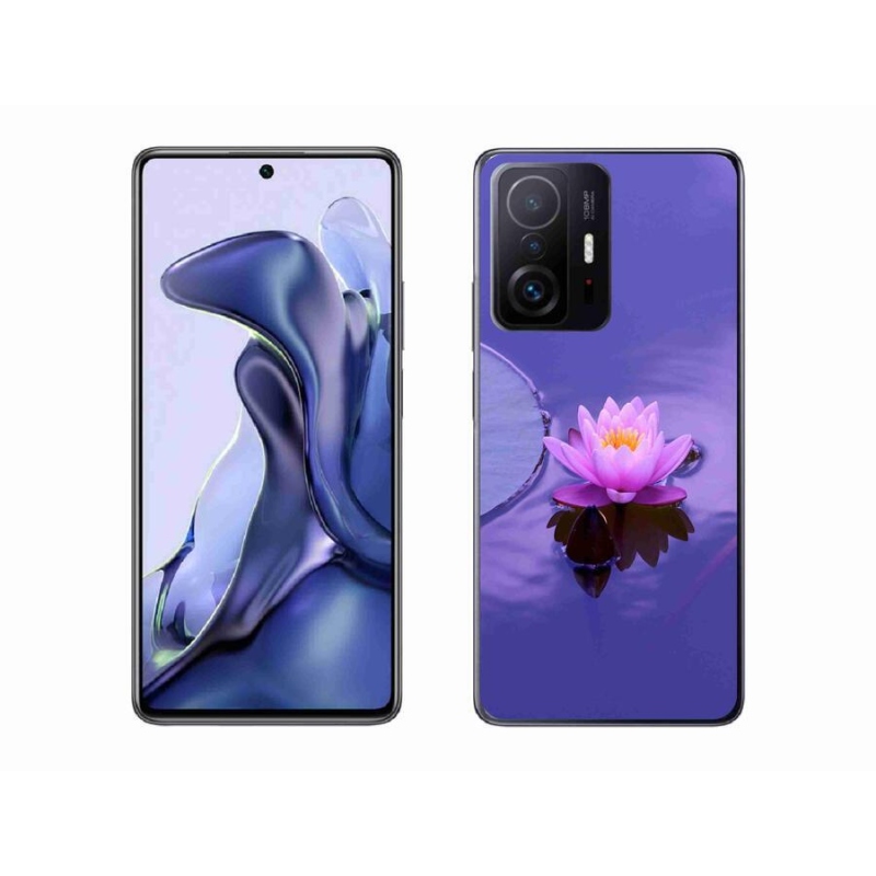 Gél tok mmCase a Xiaomi 11T-hez - virág a felületen