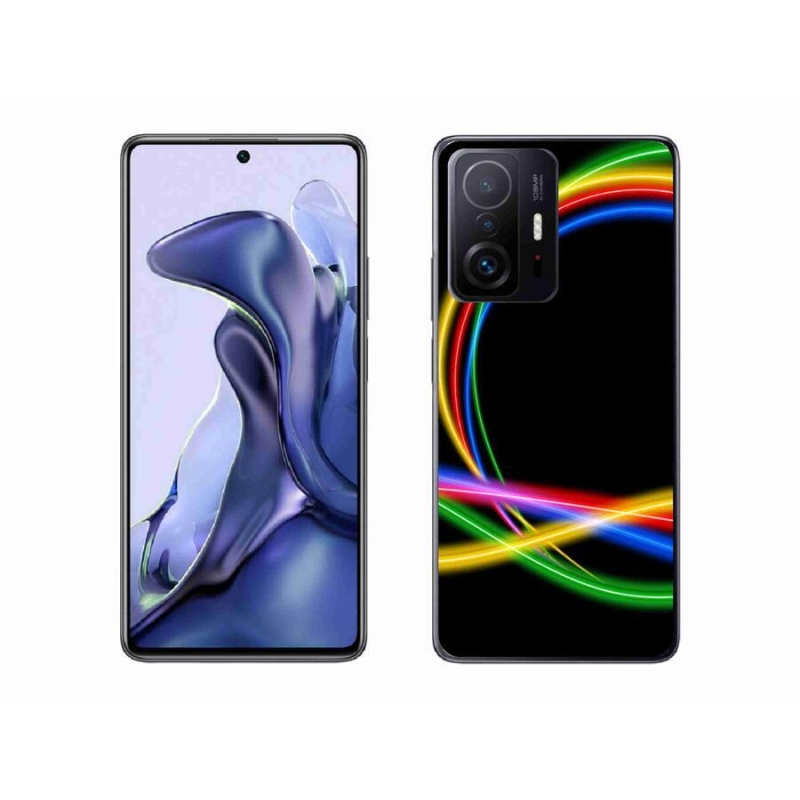Gél tok mmCase a Xiaomi 11T számára - neon körök