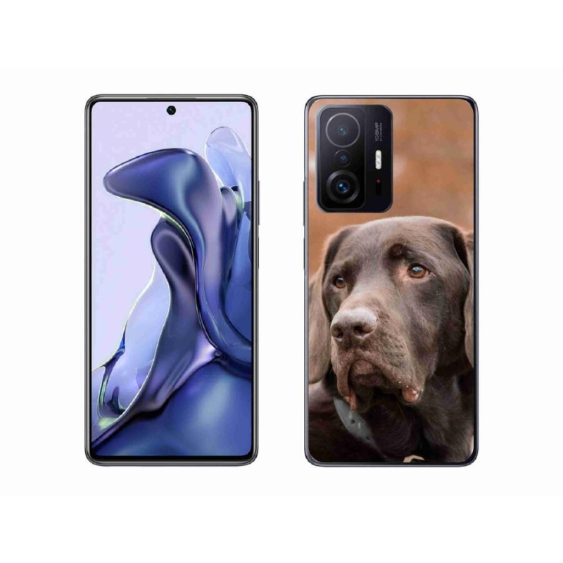Gél tok mmCase a Xiaomi 11T Pro készülékhez - barna labrador