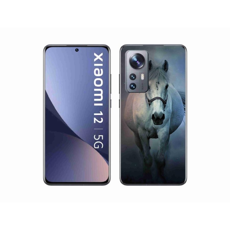Gél tok mmCase a Xiaomi 12 - futó fehér lóhoz