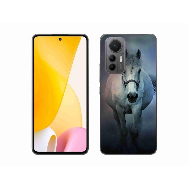 Gél tok mmCase a Xiaomi 12 Lite számára - futó fehér ló